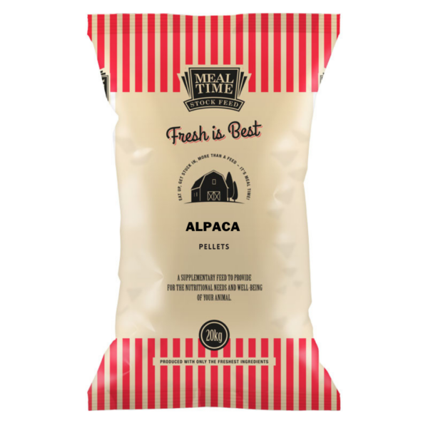 Meal Time Fresh is Best Alpaca Pellets
